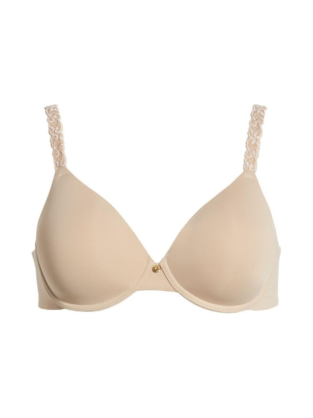 🆕 NATORI Pure Luxe Full UW T-Shirt Bra 34C Beige #732080 - Picture 6 of 11